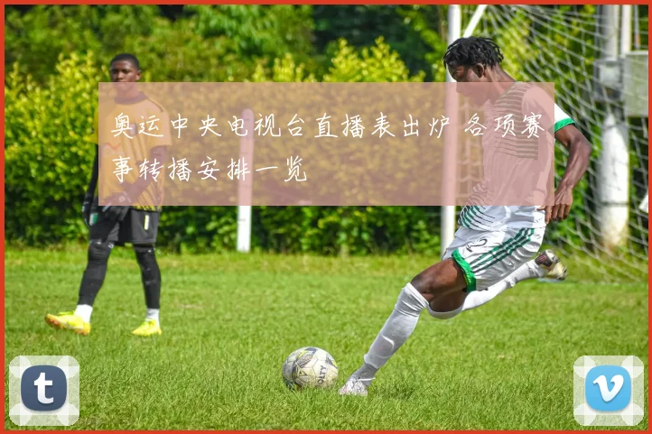 奥运中央电视台直播表出炉 各项赛事转播安排一览